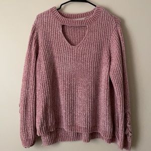 Pink sweater